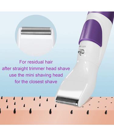 Pefetis Electric Razor for Women - 2-in-1 Bikini Trimmer for Smooth Hair Removal - Wet & Dry Shaver for Legs, Underarms, Bikini Line - Painless Lady Grooming Tool with Comb Attachment - Buy Online on GoSupps.com
