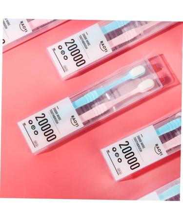 Goohochy Portable Toothbrush - Extra Soft Nylon Toothbrush for Oral Hygiene | Anti-Slip Design Ideal for Women & Travel - Buy Online on GoSupps.com