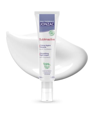 Sublimactive Organic Anti-Aging Smoothing Light Cream for Women - Firms and Smooths Skin - Light Texture - Natural Skin Care - Safe for Sensitive Skin - 1.35 fl oz