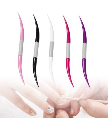 MagiDeal 2x5 Pieces Nail Dotting Pen Tool Painting Detailing Gel Drawing Nail Art Tip Dot Paint Colorful 2 Pcs - Buy Online on GoSupps.com