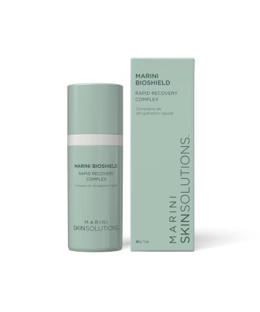 Marini SkinSolutions BioShield - Rapid Post-Procedure Recovery Complex - Hydrates & Protects Healing Skin with Growth Factors Anti-Aging Peptides & Hyaluronic Acid - Made in the USA - 1 oz
