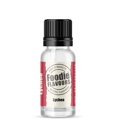 Foodie Flavours Natural Lychee Flavouring High Strength - 15ml lychee 15 ml (Pack of 1)