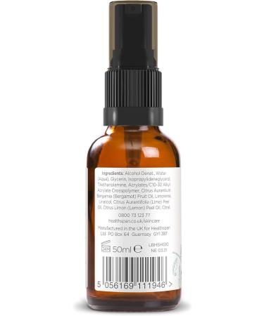 Healthspan Anti-Bacterial Hand Gel (50ml) | Essential Oils | 70% Ethanol | Protect & Nourish - Buy Online on GoSupps.com