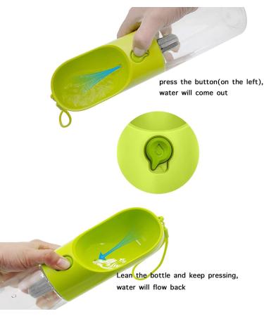 PETKIT P008 Eversweet One-Touch 400ml Travel Bottle for Dogs - Green | International Shipping Available - Buy Online on GoSupps.com