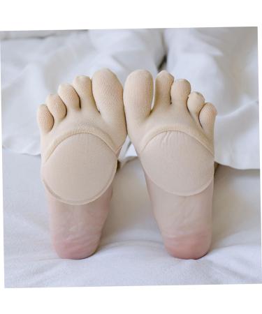 4 Pairs Full Toe Socks - Breathable Forefoot Pads & Metatarsal Support for Women - Reusable Outdoor Half Socks - Buy Online on GoSupps.com