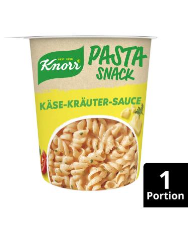 Knorr Pasta Snack Cheese Herb Sauce - Quick & Delicious 5-Minute Meal | 8 Cups & Snack Bar Spaghetti Set | International Shipping Available - Buy Online on GoSupps.com
