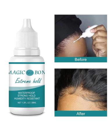 Lace Wig Glue 38ml - Strong Hold Invisible Bonding Adhesive for Lace Front Wigs - Waterproof & Latex-Free - Buy Online on GoSupps.com