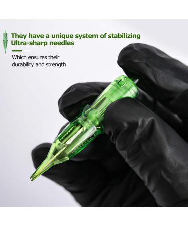 Ambition TREX Cartridges #08 Bugpin 9RL Disposable Tattoo Needles - 20Pcs - Buy Online on GoSupps.com