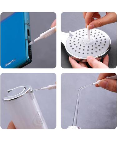 10-Piece Shower Head Cleaning Brush Set - Perfect for Tap Flex & Garden Sprinkler Support | International Shipping Available - Buy Online on GoSupps.com