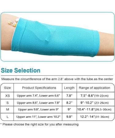 JetStar PICC Line Cover | Ultra Soft Nursing Sleeve & Cast Protector for Adults & Children | Fits 88-210 lbs - Blue(S) - Buy Online on GoSupps.com
