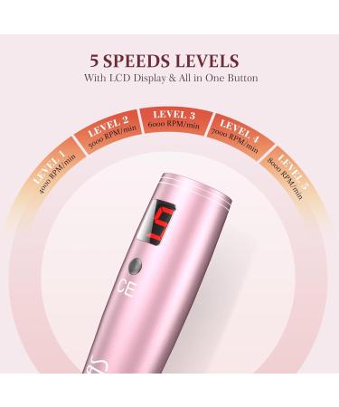 PELCAS Microneedling Pen Automatic Serum Applicator Microneedling 5 Speeds with LCD Screen Type-C Rechargeable Cordless Dermapen for Scars Wrinkles Acne Stretch Marks Skin Rejuvenation - Buy Online on GoSupps.com