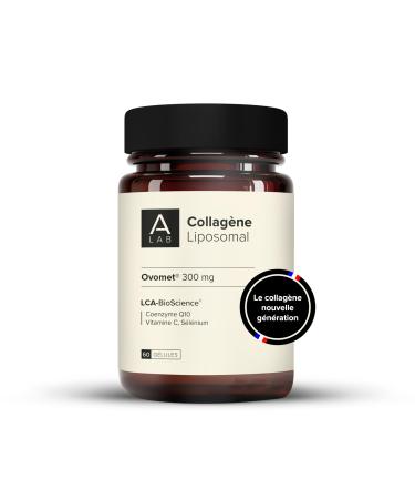 A-LAB Liposomal Collagen 300 mg - Reinforced Assimilation - Anti-Aging Food Supplement, Hydration, Joints - 15 to 30 days, Made in France