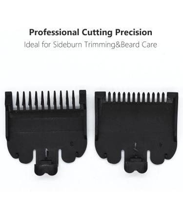 2 Pieces 2 Lengths Professional Hair Clipper Attachment Guide Guard Combs 1/16" 1/8" 1.5mm 3mm Compatible with Wahl Standard Full-Sized 5 Star Series Magic Clip Hair Clippers (Black) - Buy Online on GoSupps.com