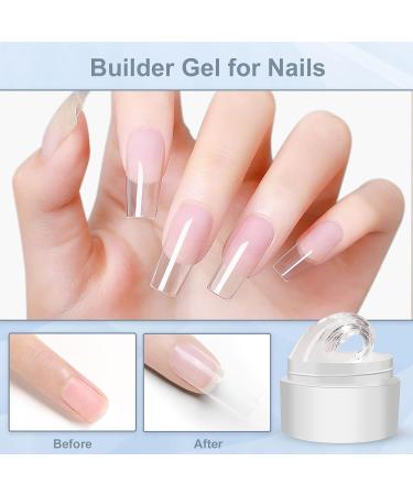 Sedbuwza Solid Sculpture Nail Extension Builder Gel - Clear Non-Sticky Hard Gel for DIY Nail Art - Buy Online on GoSupps.com