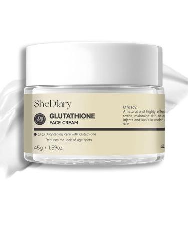 Glutathione Cream Glutathione Facial Cream For Dry Skin Moisturizing Face Cream Highly Moisturizing For 24 Hours Smooth Plump Firming Radiant