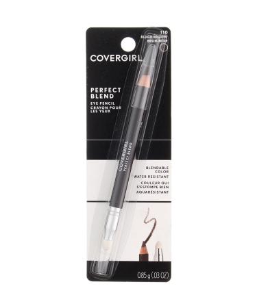 CoverGirl Perfect Blend Eye Pencil Black Brown 110 0.03 oz (Pack of 3)