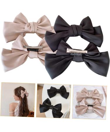 minkissy 10 Pairs Bow Hairpin Big Bows Hair Clips Toddler Hair Clips Linen Hair Bows Bow Hair Clips Hair Bows for Women Bows for Girls Bows for Baby Girls Woman Headgear Fabric Wedding - Buy Online on GoSupps.com