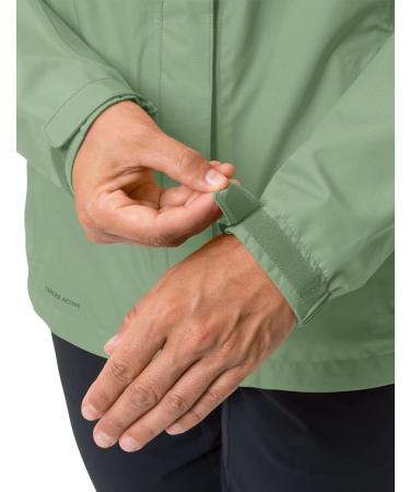 Vaude Women's Escape Bike Light Jacket - 2-Layer Rain Protection Hood in Collar Eco Finish - Reliable Cycling Gear in Willow Green - Buy Online on GoSupps.com