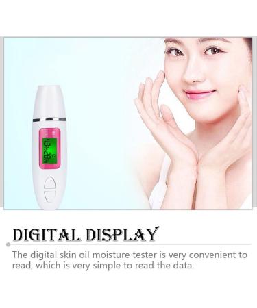 AUklOPVZZ Digital Skin Oil Moisture Tester Battery Operated Care Detector Portable Spa Travel Beauty Skincare Device for Women - Buy Online on GoSupps.com