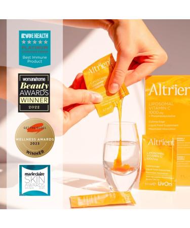 Altrient Liposomal Vitamin C 1000mg Liquid Sachets - 30 Servings (Vegan-Friendly) - Buy Online on GoSupps.com