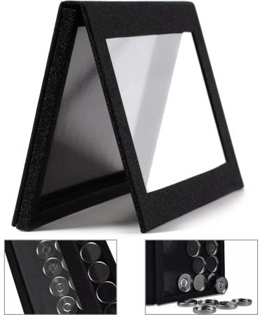 Empty Magnetic Palette Makeup Storage Tool for Eyeshadow Powder Highlighter Keeps Pans Safe Travel Portable(Black) - Buy Online on GoSupps.com