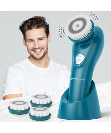 TOUCHBeauty Gesichtsb rste f r M nner Skin Scrubber mit fortschrittlichen 6 Grad oszillierenden Vibration Reinigungstechnologie TB-1487(Blau) Black