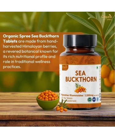 ORGANIC SPREE Manjistha & Sea Buckthorn Supplement 120 Tablets Each USDA Organic Skin & Immune Support Rubia Cordifolia & Hippophae Rhamnoides Omega 7 Superfruit* - Buy Online on GoSupps.com