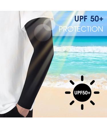 MOZEAT LEN Armrest Sun Protection Sleeves - Unisex Anti-UV Breathable & Slipproof Arm Warmers for Basketball Volleyball Cycling & Running - 2 Piece Set - Buy Online on GoSupps.com