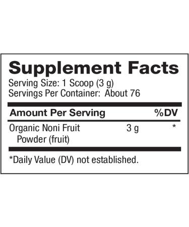 BAREORGANICS Noni Fruit Powder - 8 oz | Organic Superfood Supplement - Buy Online on GoSupps.com