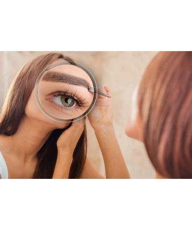 MARRO 7x Magnification Portable Makeup Mirror - Triple Suction Cup Cosmetic Mirror (15cm) for Travel - Buy Online on GoSupps.com