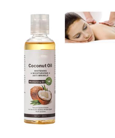 Enriched Coconut Hair Oil Natural Very Smoothing Body Oil Coconut Enriched Hair Oil Coconut Oil Repairs and Strengthen Hair Coconut Carrier Oil for Essential Oils Moisturizing Body Oil