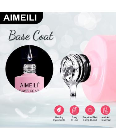 AIMEILI Nutrition Base Coat - Soak Off U V LED Gel Nail Polish - Buy Online on GoSupps.com
