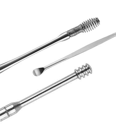 Spring Earwax Cleaner Tool Set- 6-in-1 Ear Pick Kit for Ear Wax Removal - Reusable Ear Cleaner for Acne & Wart Removal - Buy Online on GoSupps.com