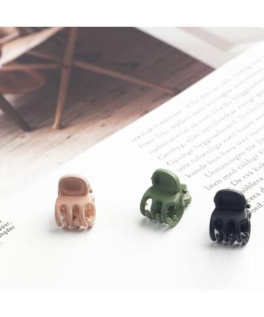 FVVMEED 24 Piece Mini Matte Hair Clips - Small Claw Barrettes for Kids & Baby Girls - Decorative Hair Accessories for Thin & Thick Hair - Buy Online on GoSupps.com