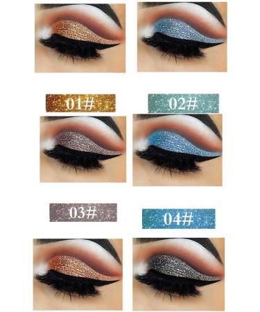 Jojomis 12PCS Glitter Eyeliner Shiny Eye Makeup Set - Buy Online on GoSupps.com