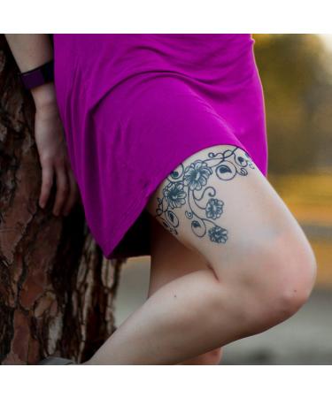 Henna City All-natural Jagua Tattoo Kit (1 oz) - Temporary & Semi-permanent Organic Henna Tattoo Set with Cones and Stencils - Buy Online on GoSupps.com