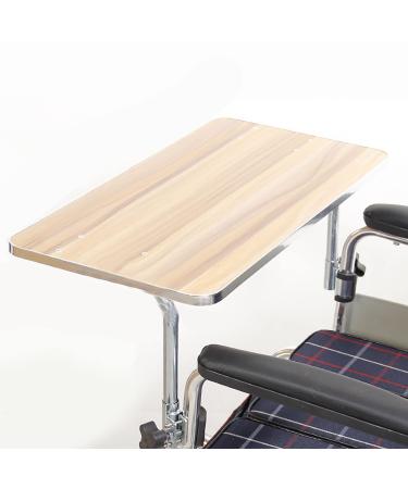SilteD Wheelchair Lap Universal Trays Desk Fit Wheelchair Aessories Dining Table Removable Wooden Wheelchair Tray Suitable for Eating Reading & Resting withcardslot (Coffeecolor)