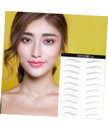 FRCOLOR 4 Sheets Pairs Disposable Makeup Tools Makeup Eyebrow Sticker Eyebrow Stickers The Lazy Water Proof - Buy Online on GoSupps.com