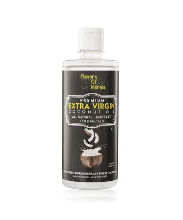 FLAVORS OF KERALA (FOK) | Authentic Kerala Cold Pressed Extra Virgin Coconut Oil - Natural & Unrefined (250 ML)