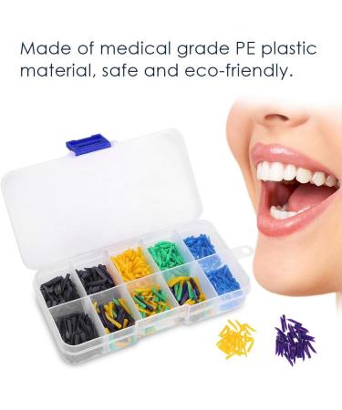 800 Plastic Tooth Wedges - 4 Sizes for Dental Restoration | Disposable Tooth Spacers & Matricile Wedges - Buy Online on GoSupps.com