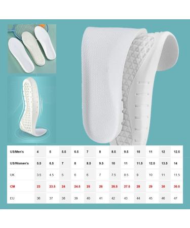 Memory Foam Shock Absorption Insoles for Men and Women - Orthotic Cushion Inserts for Running, Training, and Sports - Fits All Shoe Types - CM24/EU38 US5.5 Men /US7 Women - Buy Online on GoSupps.com