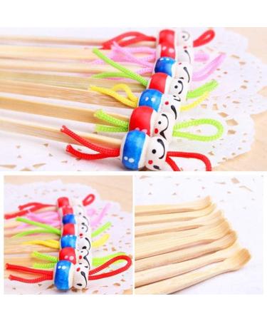 10PCS Bamboo Ear Picks Wax Remover Set - Portable Ear Cleaning Tool - Buy Online on GoSupps.com