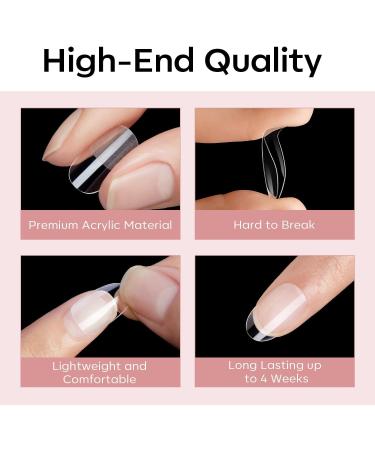  Modelones Modelones 510-Piece False Nail Pack 15 Short Round Sizes XS for Gel Nails - Buy Online on GoSupps.com