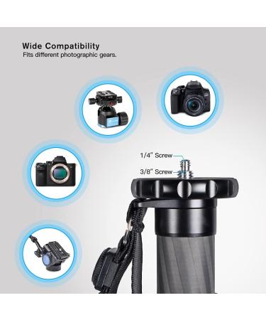 SIRUI AM-326M Carbon Fiber 6-Section Camera Monopod - Portable & Lightweight - Buy Online on GoSupps.com