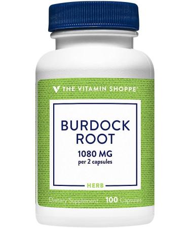 The Vitamin Shoppe Burdock Root (Arctium Lappa) 1080mg Traditional (100 Capsules) - Buy Online on GoSupps.com