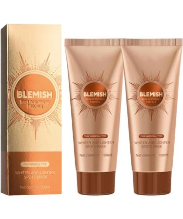 PHFTRCEW 2PCS Parowu Spot Removing Face MaskAntiBlemish & AntiAging TearOff MaskHerbal Spots PeelOff Facial MaskSuitable For Face And Body Remove Age SpotsFrecklesSun Spots