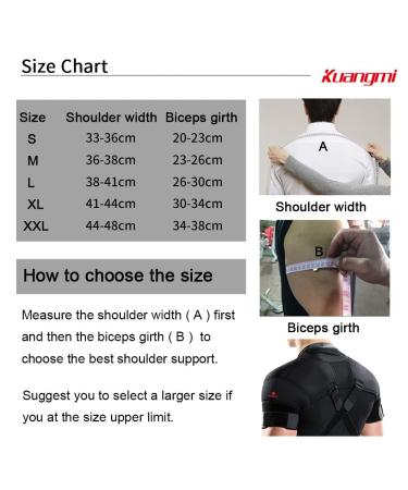 Kuangmi Sport Double Shoulder Support - Adjustable Black - Small Size - Buy Online on GoSupps.com