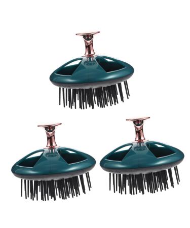 Magiclulu 3st Shampoo comb hairbrush hairbrush fleab scalp massage device hair wash brush head supply scalp brush for hotels household slampoo brush accessories travel tipi-kamm
