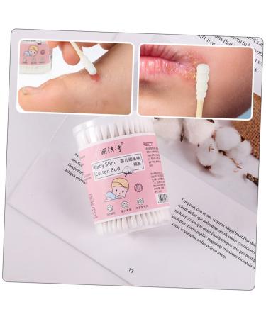 Organic Cotton Baby Swabs - Beavorty 2 Boxes - 7.3X0.4X0.4CM - White - Household Cleaning Tool for Baby and Home - Buy Online on GoSupps.com