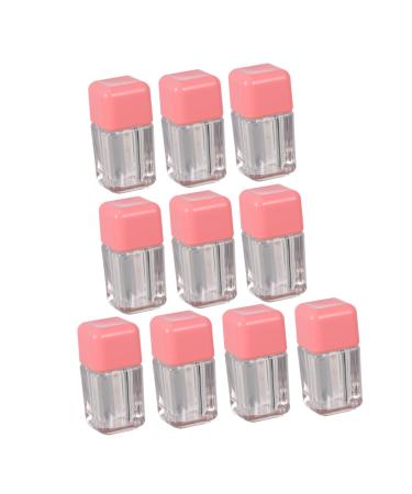 CALLARON 10pi ces Flacons de Gloss Vides Petits Tubes Soi-m me pour L vres avec Applicateur Pinceau et Bouchon Herm tique